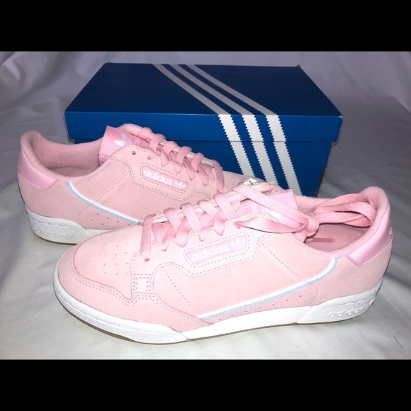 adidas continental 80 pink and blue